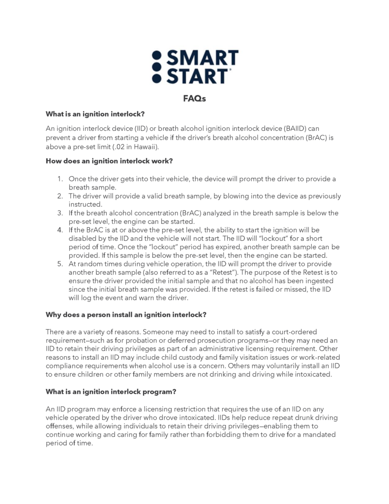 Smart Start Ignition Interlock Press Conference - Affiliate Hawaii