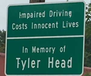 Tyler Head Memorial Sign