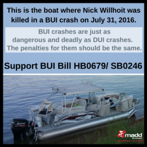 2021 Support BUI bill HB0679_SB0246 Nick boat