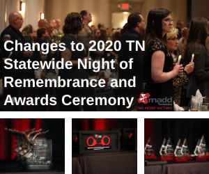 Changes to 2020 TN Statewide Night of Remembrance and Awards Ceremony