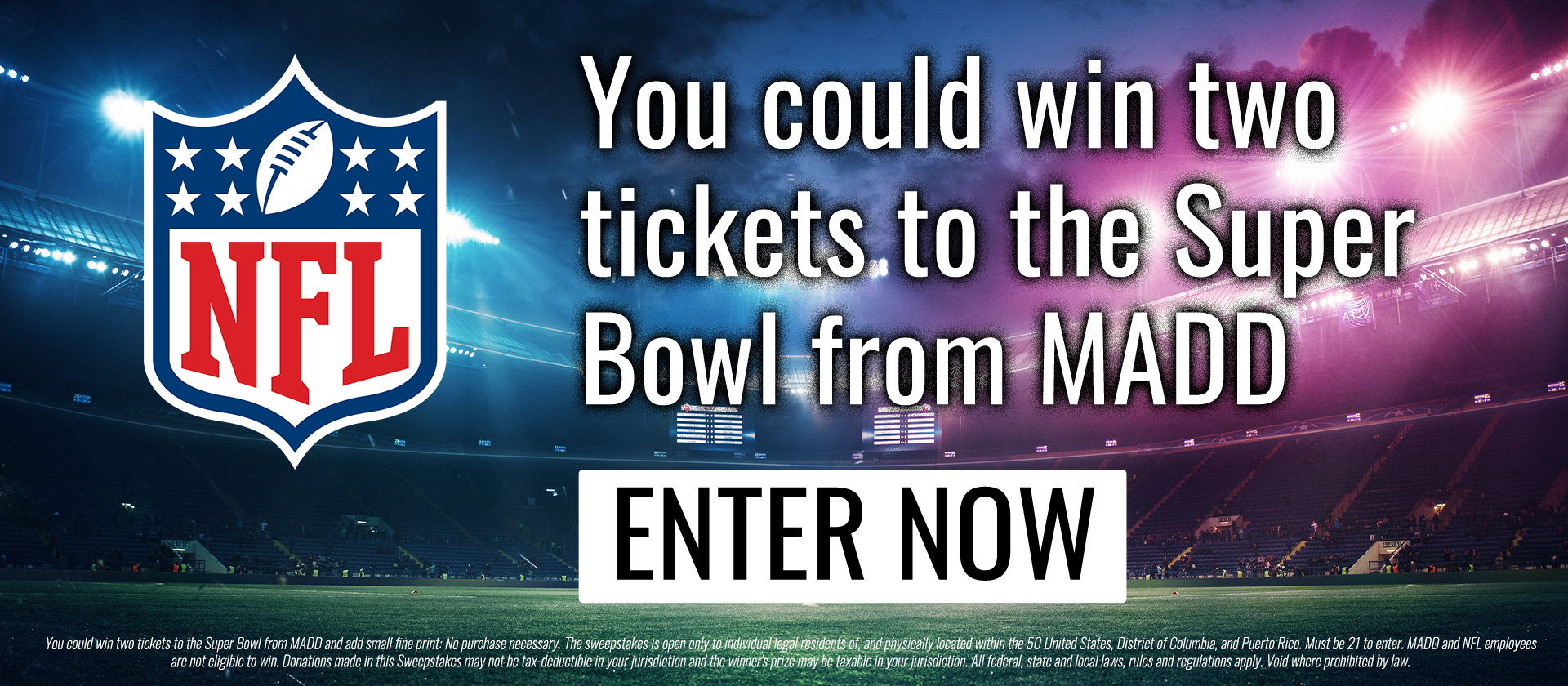 MADD 2024 June NFL Sweepstakes