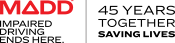 MADD 45th Anniversary Logo