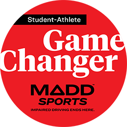 MADD Sports Badge Red 250x250