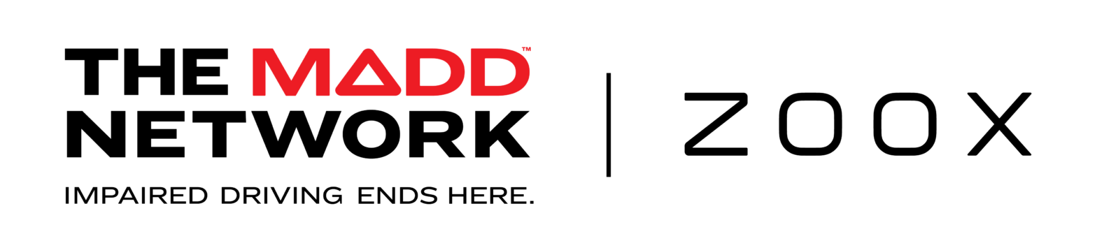 MADD - ZOOX lockup